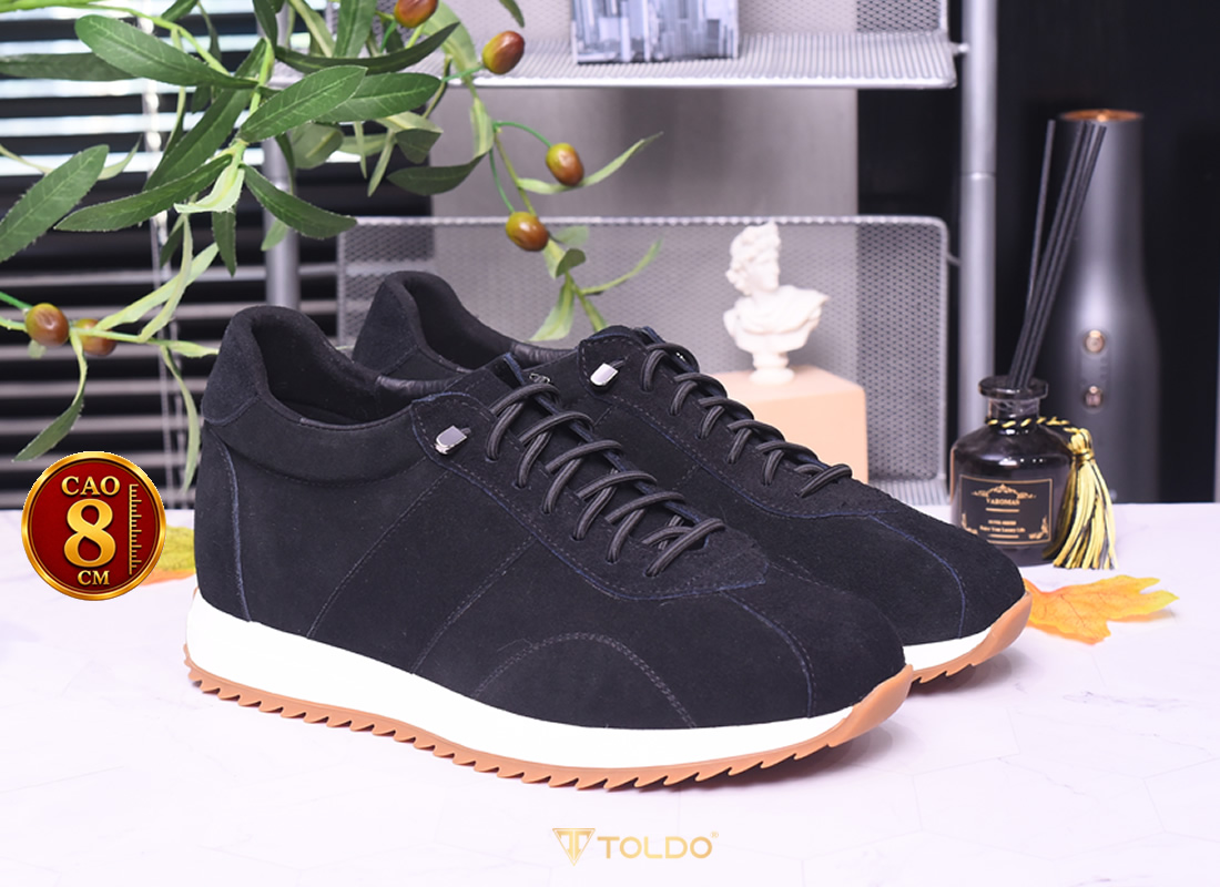 Giày cao 8cm da lộn 3